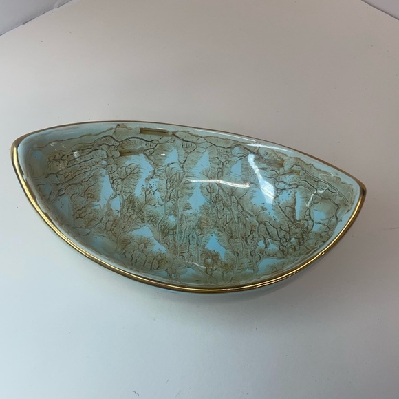 Vintage Mid Century Hand Painted Delft Holland Ceramic Trinket Dish - Picture 3 of 8